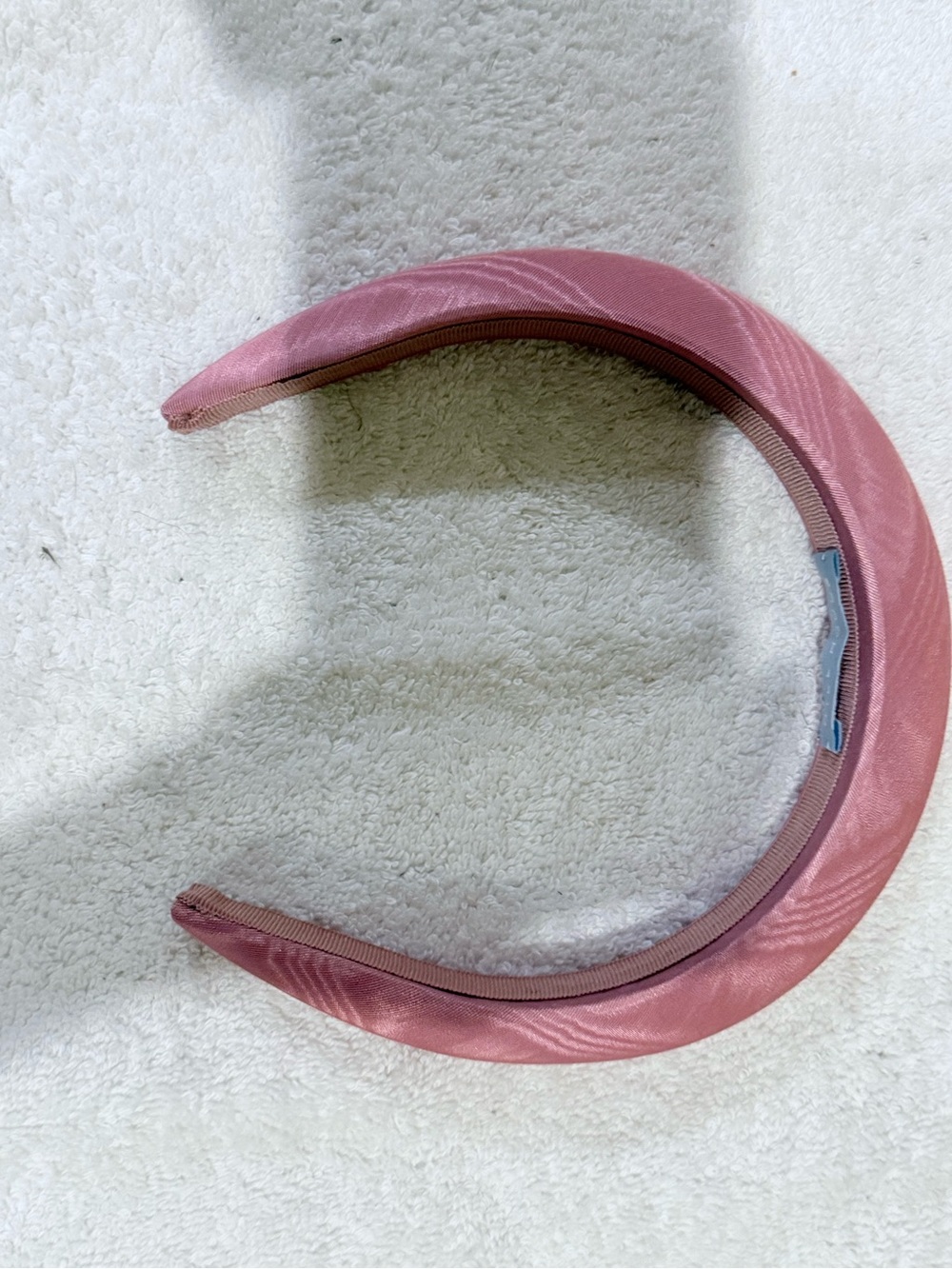 Hill House Padded Rose Pink Satin Headband - Women's Fashion Accessory
